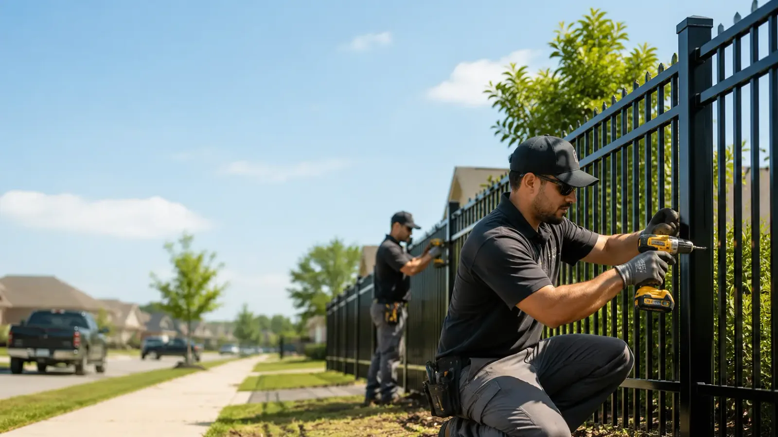Metal Fence Installation in Gunpowder, MD